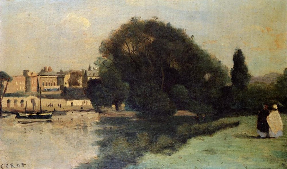 Richmond near London by Jean-Baptiste-Camille Corot