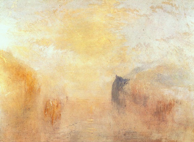 Sunrise Between Two Headlands by Joseph Mallord William Turner