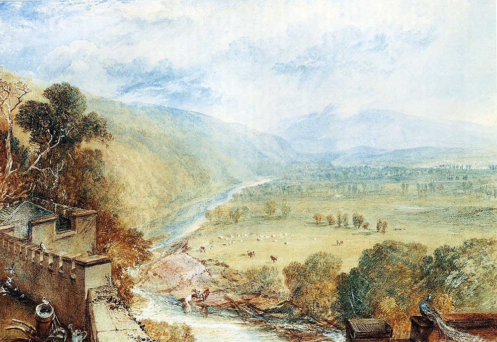Ingleborough From The Terrace Of Hornby Castle by Joseph Mallord William Turner