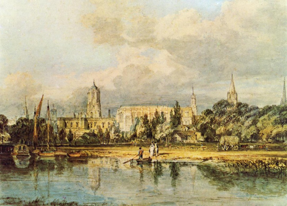 South View of Christ Church etc. from the Meadows by Joseph Mallord William Turner