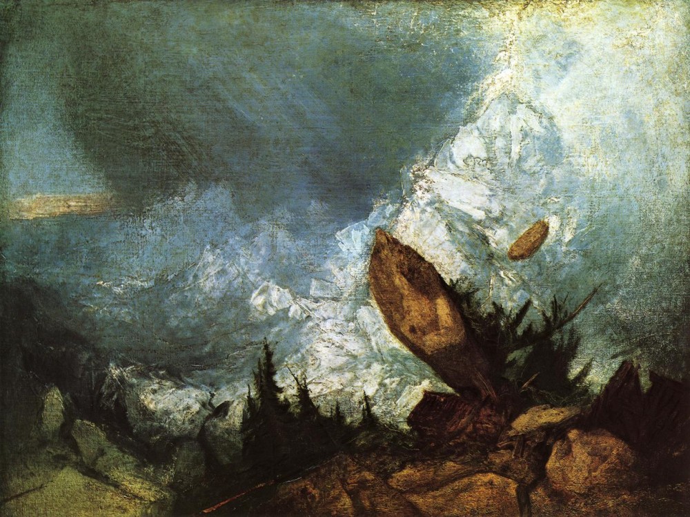 The Fall of an Avalanche in the Grisons by Joseph Mallord William Turner