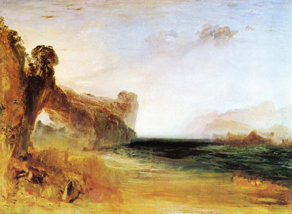 Rocky Bay With Figures by Joseph Mallord William Turner