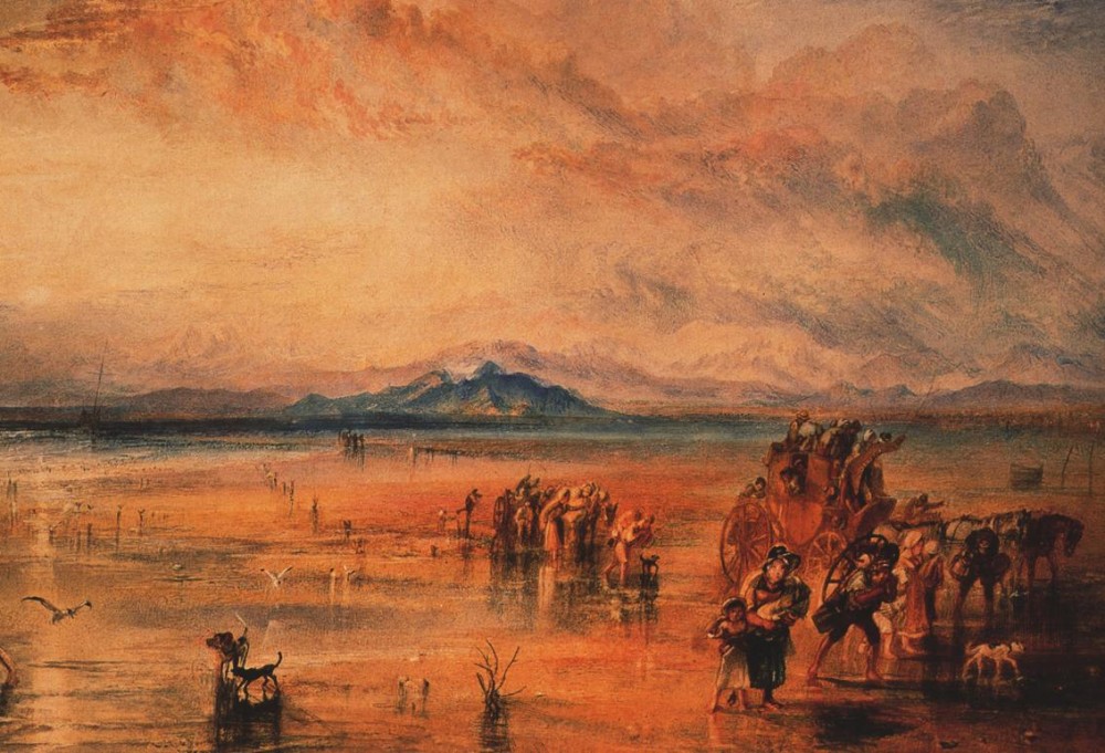 Lancaster Sands by Joseph Mallord William Turner