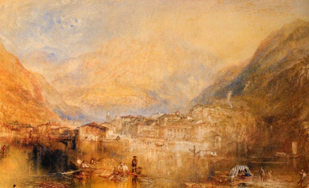 Brunnen from the Lake of Lucerne by Joseph Mallord William Turner