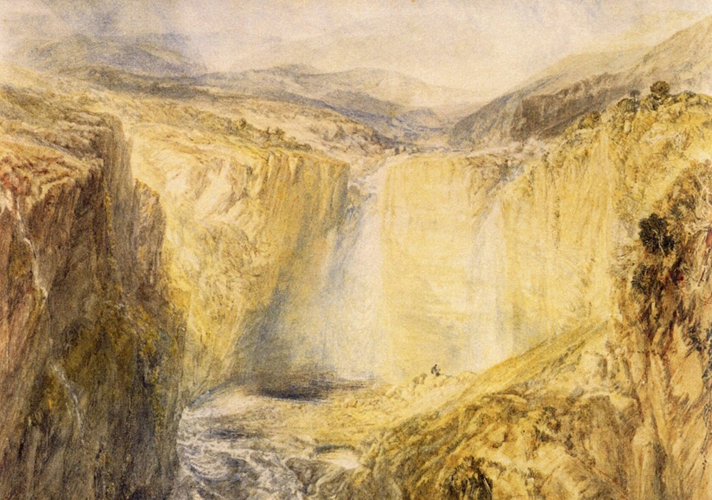 Fall of the Tees Yorkshire by Joseph Mallord William Turner
