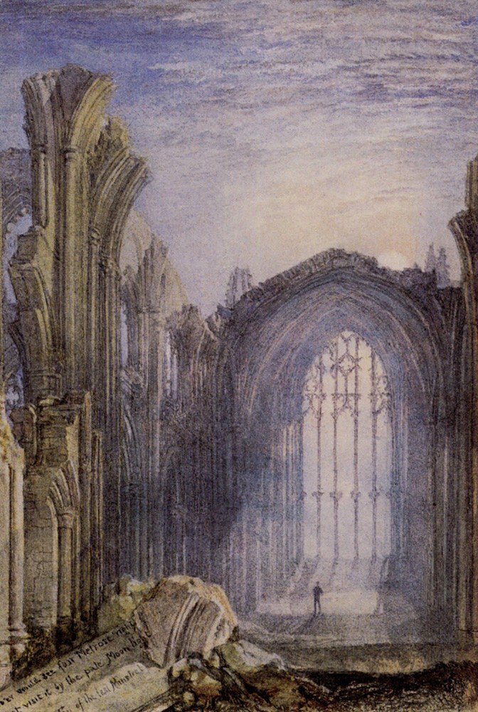 Melrose Abbey by Joseph Mallord William Turner