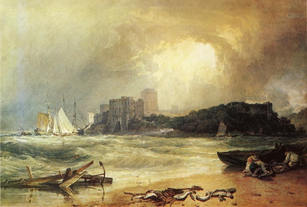 Pembroke Castle South Wales Thunder Storm Approaching by Joseph Mallord William Turner