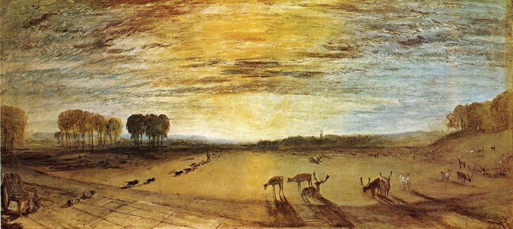 Petworth Park Tillington Church in the Distance by Joseph Mallord William Turner