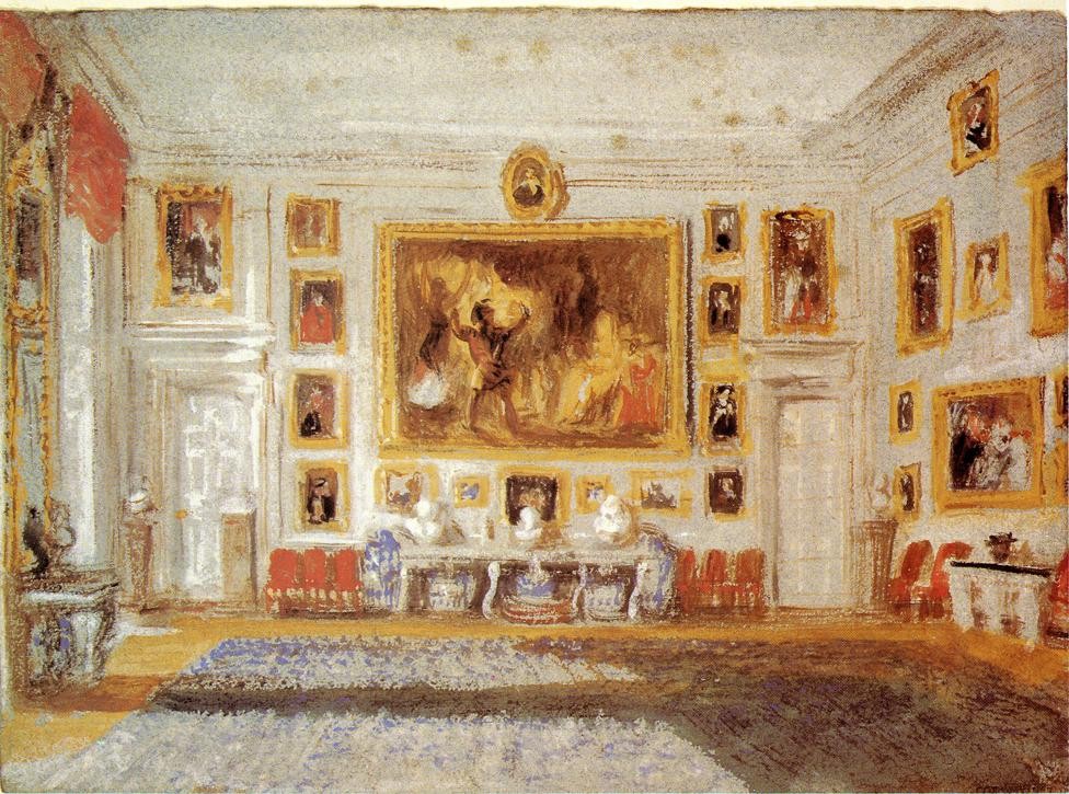 Petworth the Drawing Room by Joseph Mallord William Turner