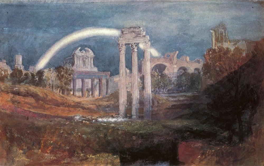 Rome The Forum With a Rainbow by Joseph Mallord William Turner