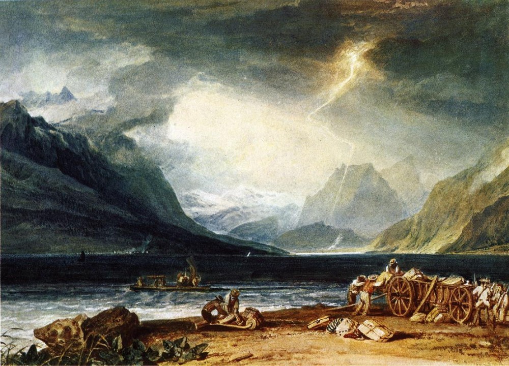The Lake of Thun Switzerland by Joseph Mallord William Turner