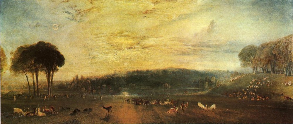 The Lake Petworth Sunset Fighting Bucks by Joseph Mallord William Turner