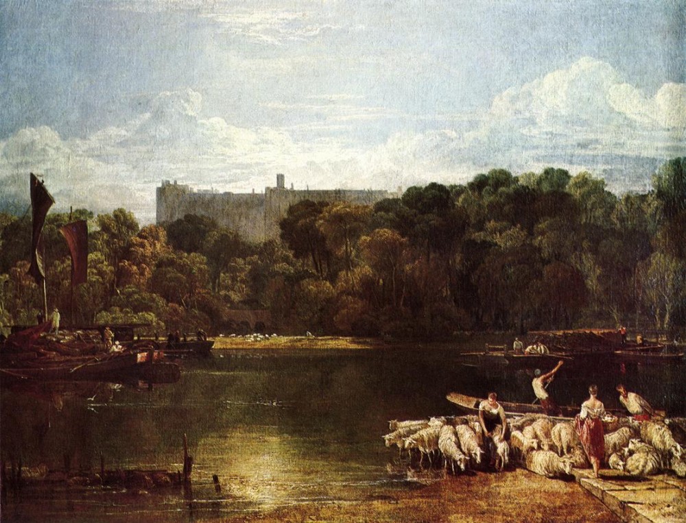 Windsor Castle from the Thames by Joseph Mallord William Turner