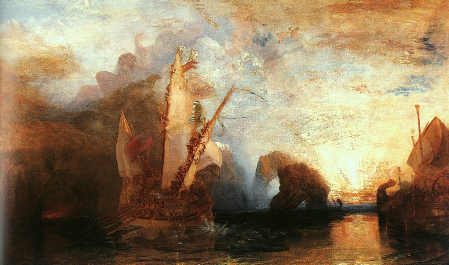 Ulysses Deriding Polyphemus by Joseph Mallord William Turner