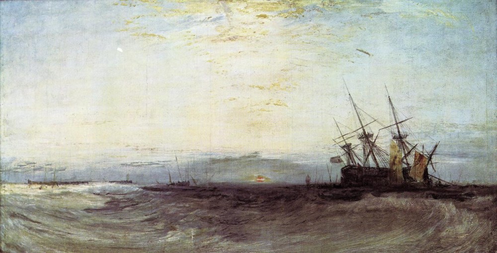 A Ship Aground by Joseph Mallord William Turner