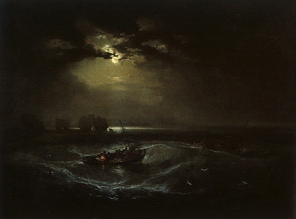Fishermen at Sea (The Cholmeley Sea Piece) by Joseph Mallord William Turner