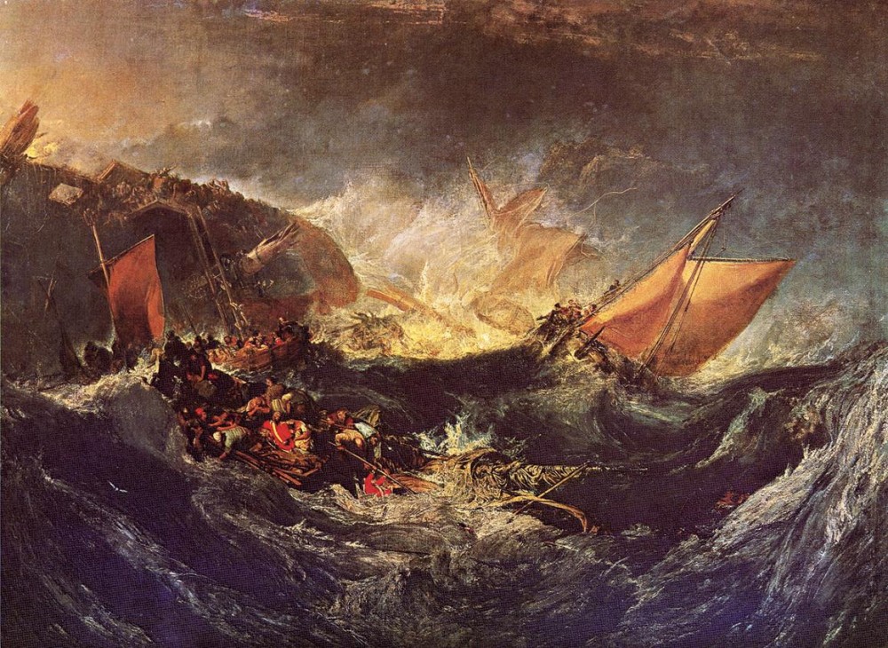 The Wreck of a Transport Ship by Joseph Mallord William Turner