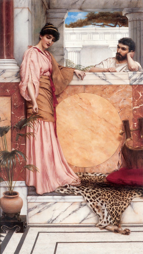 Waiting for an Answer by John William Godward