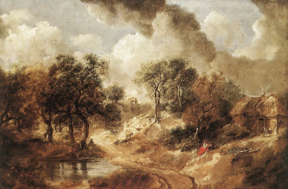 Landscape In Suffolk by Thomas Gainsborough