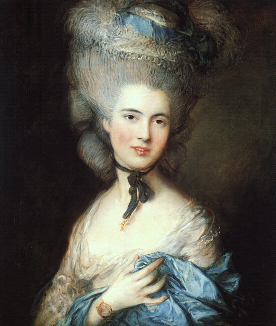 Portrait of a Lady in Blue by Thomas Gainsborough