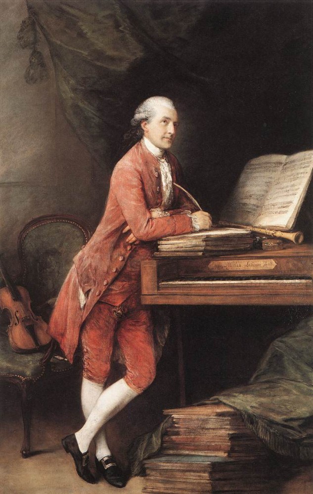Johann Christian Fisher by Thomas Gainsborough