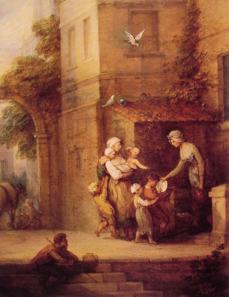Charity Relieving Distress by Thomas Gainsborough