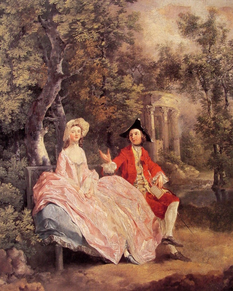 Conservation In A Park by Thomas Gainsborough