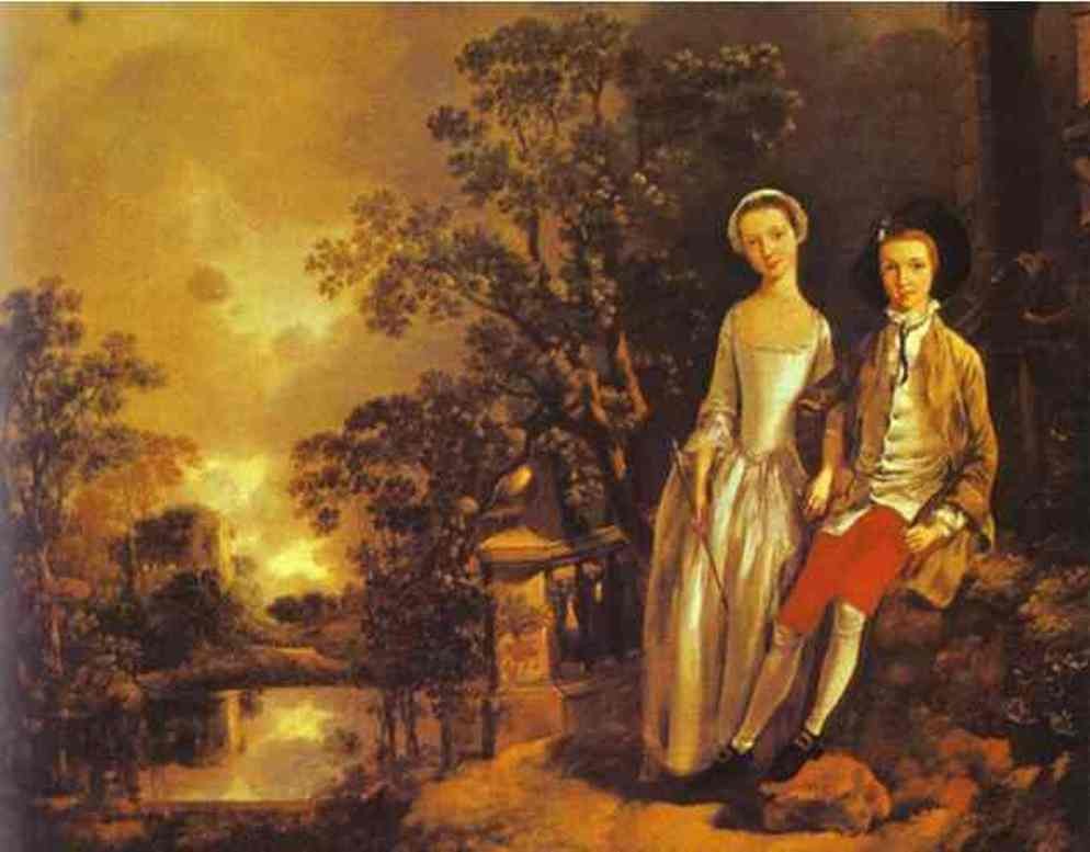 Heneage Lloyd And His Sister by Thomas Gainsborough