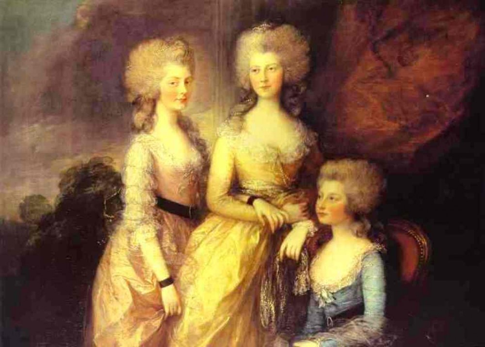 The Three Elder Princesses by Thomas Gainsborough