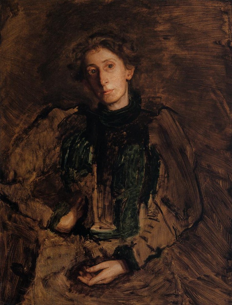 Portrait Of Jennie Dean Kershaw by Thomas Eakins