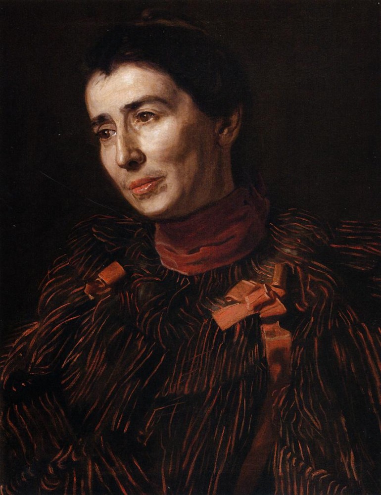 Portrait Of Mary Adeline Williams 2 by Thomas Eakins