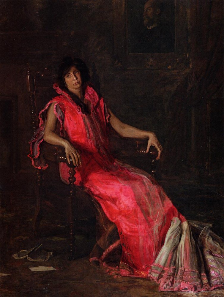 Portrait Of Suzanne Santje by Thomas Eakins
