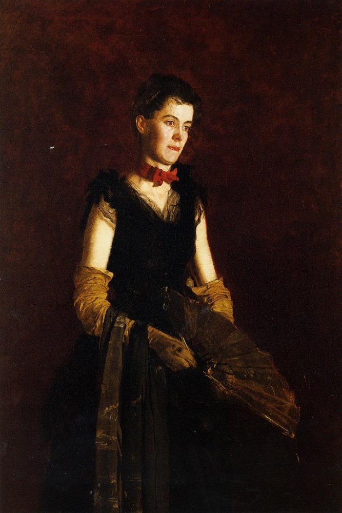 Portrait Of Letitia Wilson Jordan by Thomas Eakins