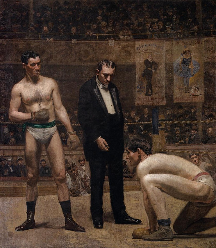 Taking The Count by Thomas Eakins
