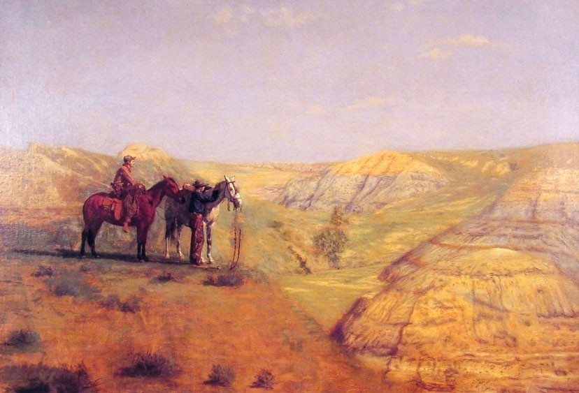 Cowboys In The Bad Lands by Thomas Eakins