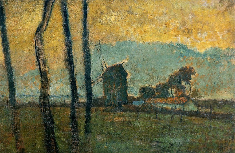 Landscape at Valery-sur-Somme by Edgar Degas