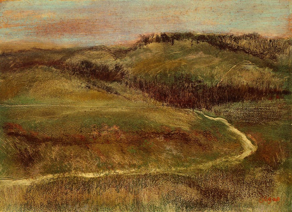 Landscape by Edgar Degas