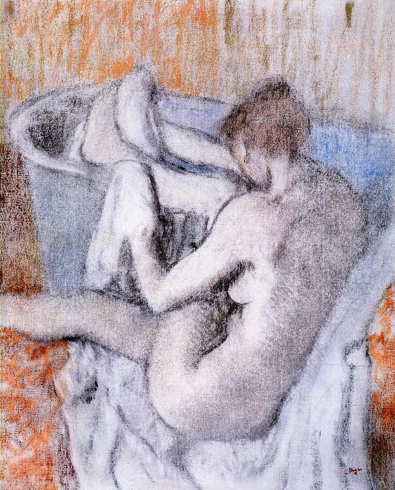 La Toilette apres le Bain by Edgar Degas