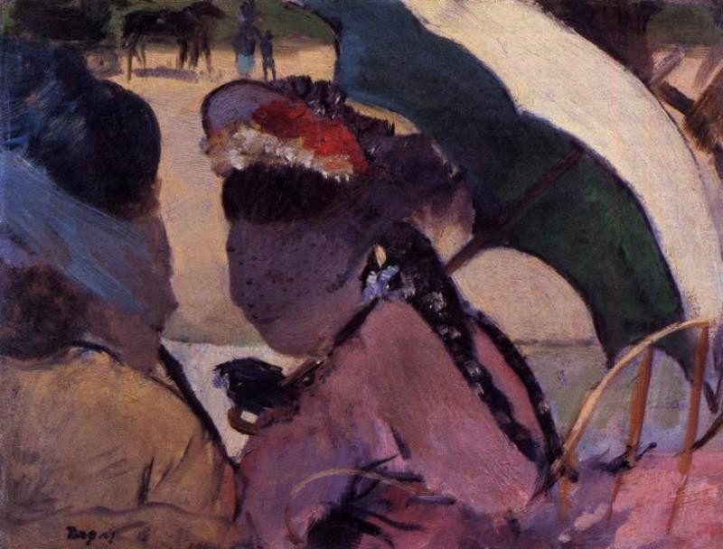 Ladies At the Races by Edgar Degas