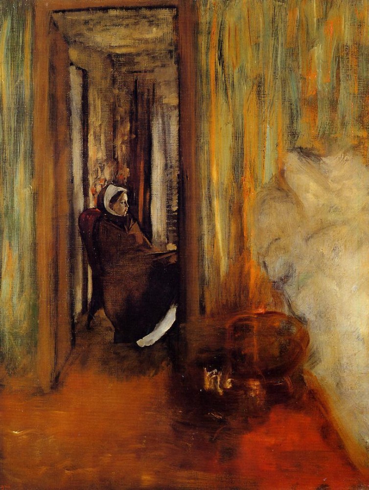 The Nurse by Edgar Degas