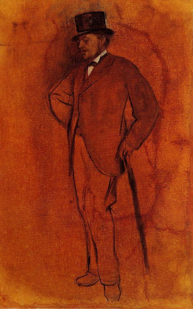 Achille De Gas by Edgar Degas