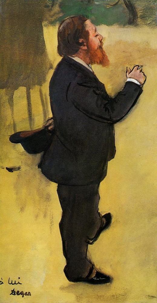 Carlo Pellegrini by Edgar Degas