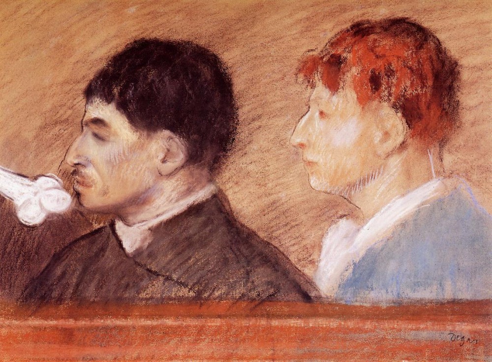 Criminal Physiognomies by Edgar Degas