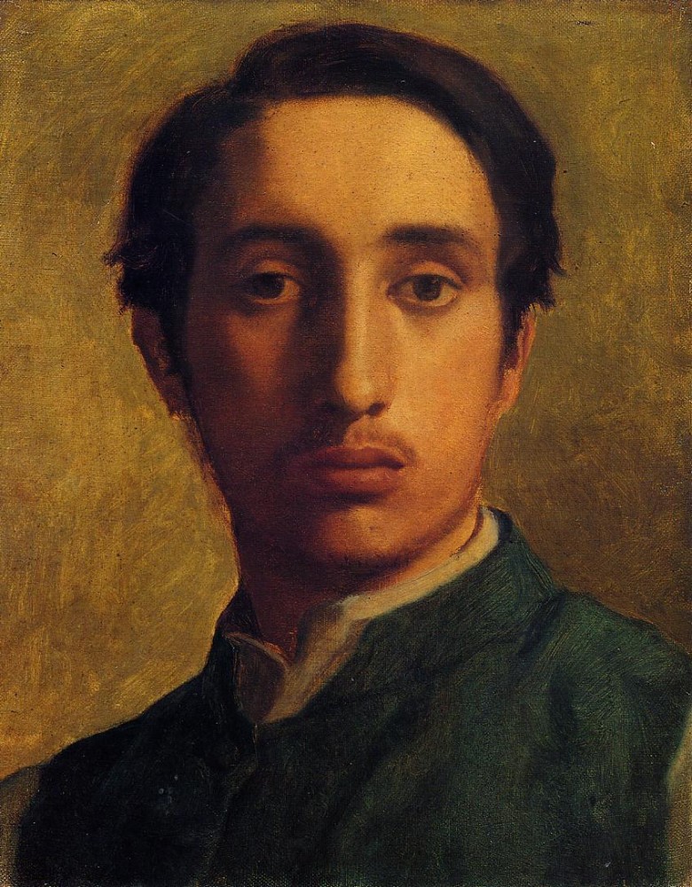 Degas in a Green Jacket by Edgar Degas