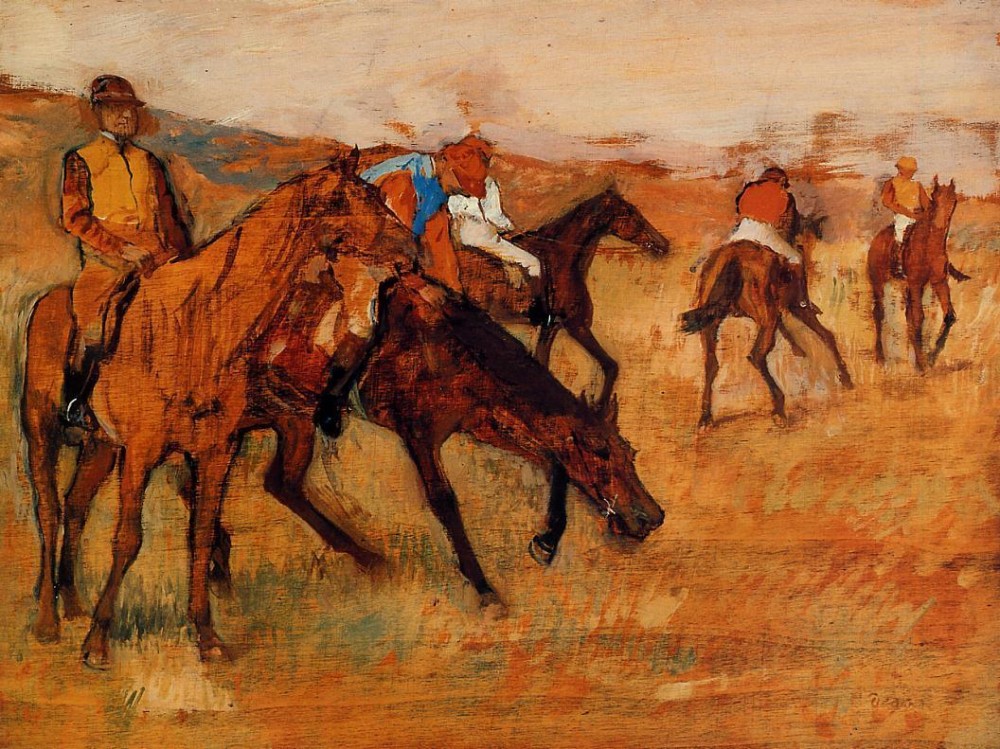 Before the Horse Race by Edgar Degas
