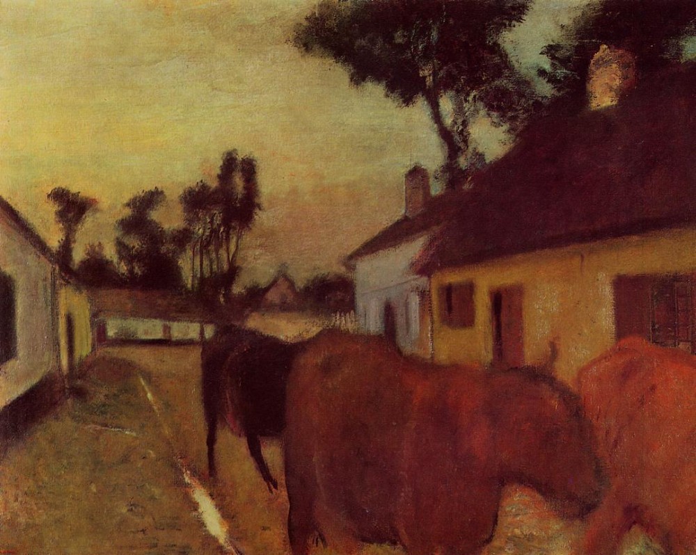 The Return of the Herd by Edgar Degas