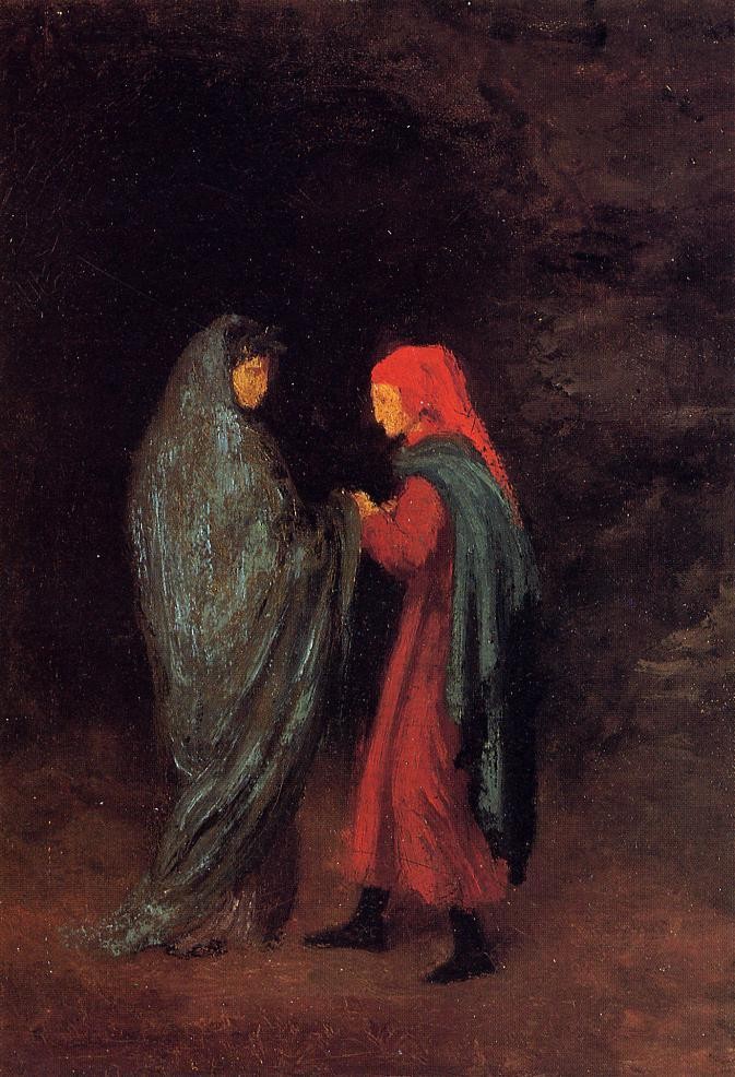 Dante and Virgil at the Entrance to Hell by Edgar Degas