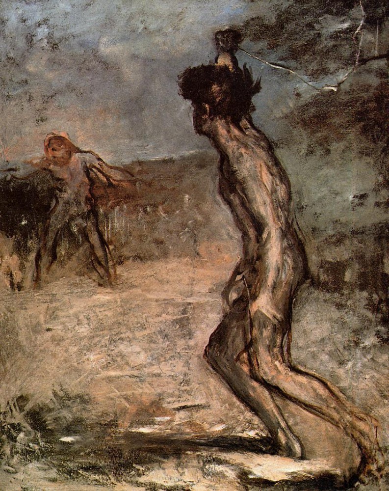 David and Goliath by Edgar Degas