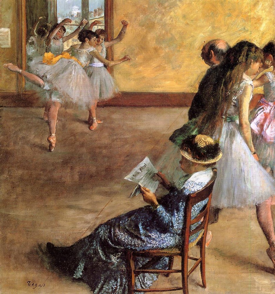 Ballet Class, The by Edgar Degas