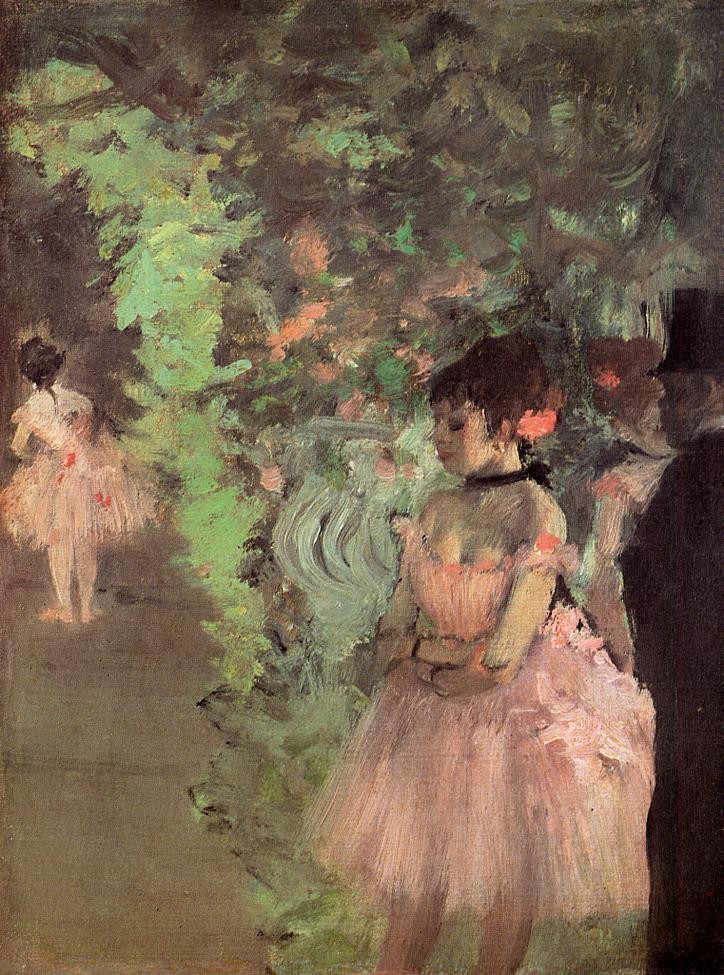 Dancers Backstage by Edgar Degas